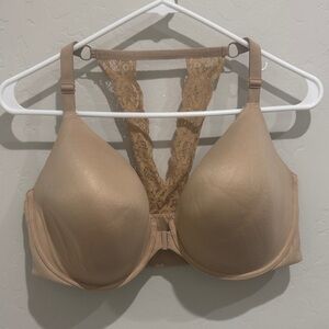 Victoria's Secret Tan Lace Racer Back Bra